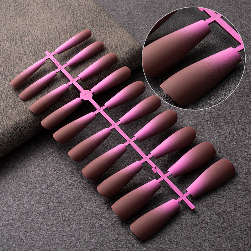 Wholesale Gradient Frosted Plastic Nail Stickers
